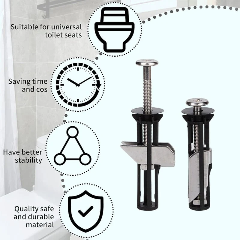 Zware Toiletbril Bevestigingsbouten Kit - Image 4
