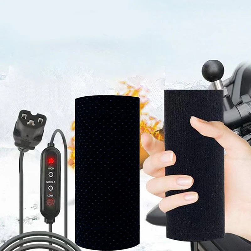 🎄Kerstdeal ALTIJD 50% KORTING!🏍️ Verwarmde Handvatten voor Fietsen & Motoren: 3 Warmtestanden + USB-Aangedreven + Antislip! - Image 11