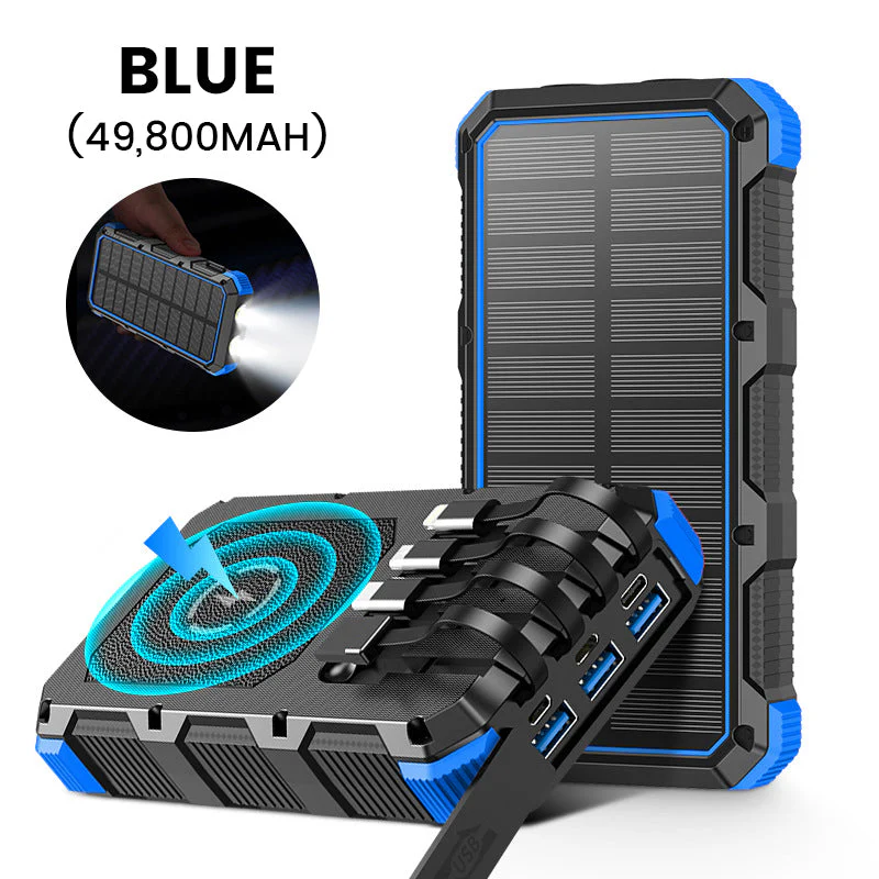 🌞Fris De Lente In Met 50% Korting!🌞 Zonne-Energiebank 36.800/49.800mAh | 7 Apparaten Tegelijk | Dual Noodverlichting | Duurzaam Outdoor - Image 12