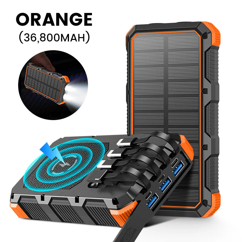🌞Fris De Lente In Met 50% Korting!🌞 Zonne-Energiebank 36.800/49.800mAh | 7 Apparaten Tegelijk | Dual Noodverlichting | Duurzaam Outdoor - Image 13