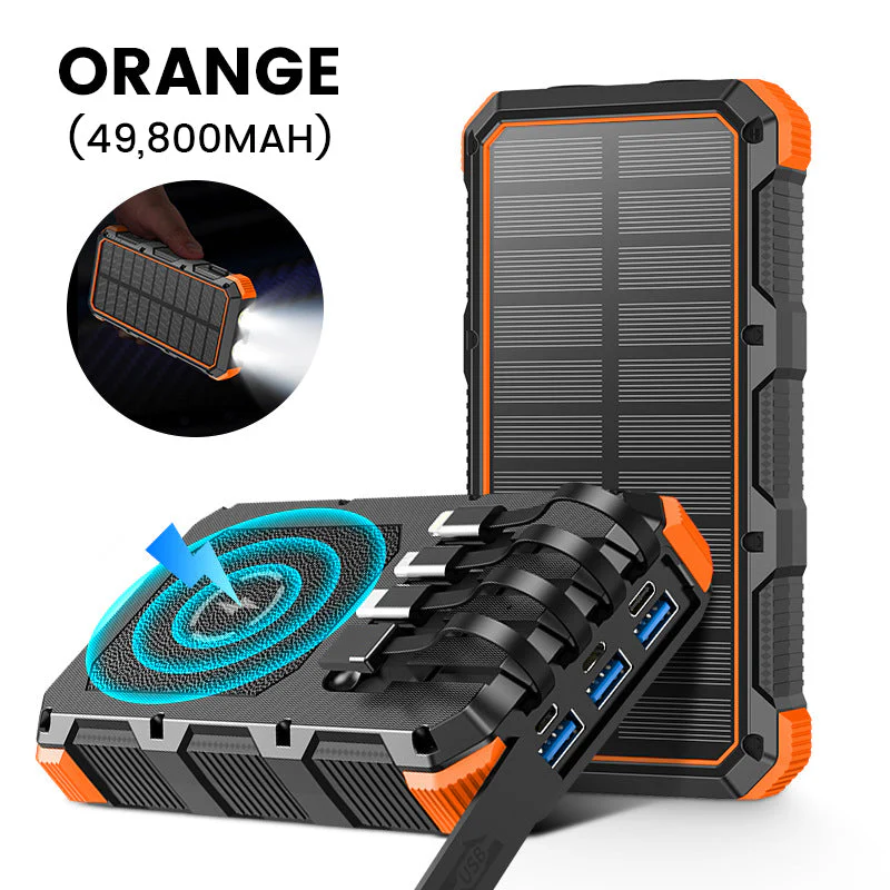 🌞Fris De Lente In Met 50% Korting!🌞 Zonne-Energiebank 36.800/49.800mAh | 7 Apparaten Tegelijk | Dual Noodverlichting | Duurzaam Outdoor - Image 14