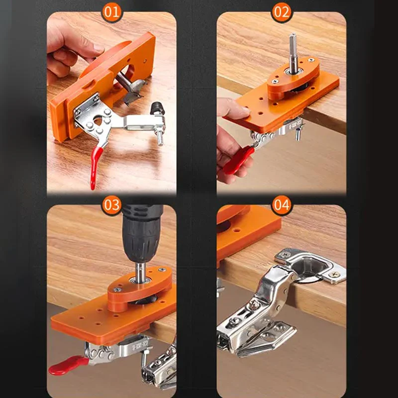 🎄Kerstdeal ALTIJD 50% KORTING!📏35mm Kastdeur Scharnier Boorgatzoeker: Nauwkeurige Uitlijning + Duurzaam – Snel Professionele Resultaten！ - Image 2