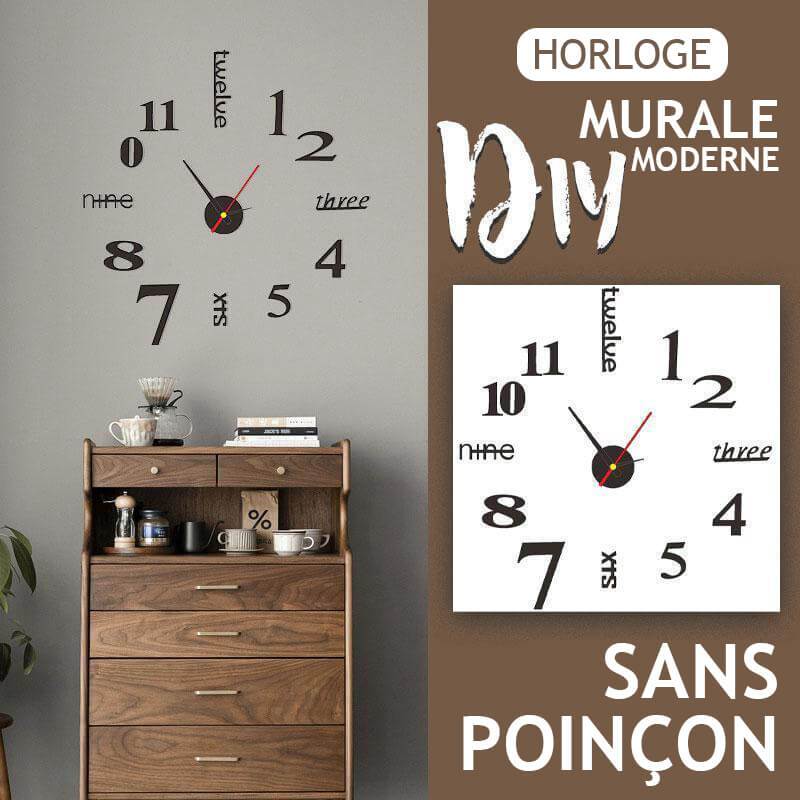 Ponsvrije DIY moderne wandklok - Image 2