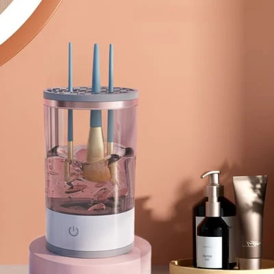 🖤Black Friday topper!50% KORTING✨ Automatische Make-Upkwastenreiniger (USB-Aangedreven) – Grondige Reiniging, Meerdere Kwasten Tegelijk & Huidveilig (Perfect voor Make-Up Liefhebbers!) - Image 5