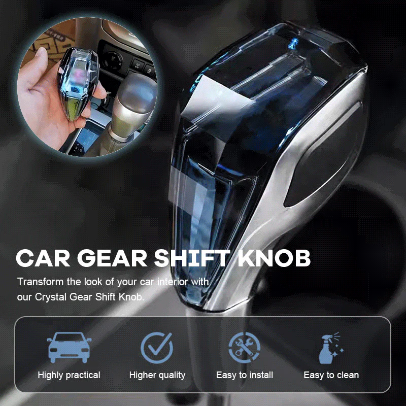 🌞Fris De Lente In Met 50% Korting!🚗Universele Touch-Activated LED Kristal Versnellingspookknop – Modern Auto Interieur & Comfortabel Schakelen: Eenvoudig Te Installeren!