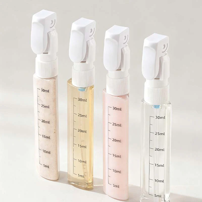 🌞Fris De Lente In Met 50% Korting!🧴4-in-1 Hervulbare Reisflessen Set – Lekvrij, Compact & Georganiseerd: Perfect Voor Reizen/Vakantie! - Image 10