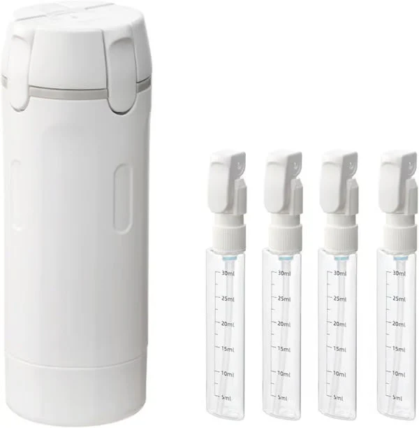 🌞Fris De Lente In Met 50% Korting!🧴4-in-1 Hervulbare Reisflessen Set – Lekvrij, Compact & Georganiseerd: Perfect Voor Reizen/Vakantie! - Image 13