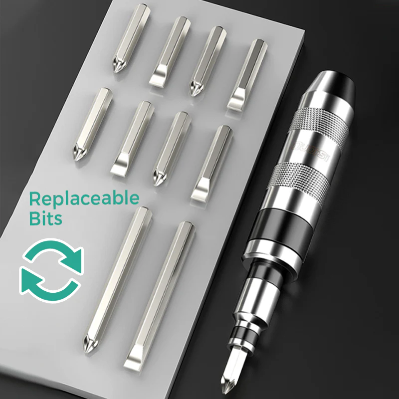 🔧 Industriële Slagschroevendraaier & Bitset - Moeiteloos Verstrikte Schroeven Losmaken, Duurzaam & Handig! - Image 3