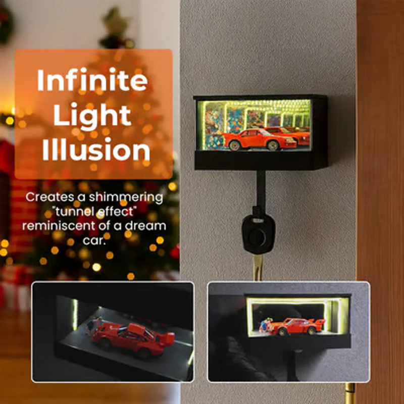 Infinity Mirror LED Garage Key Holder - Image 6