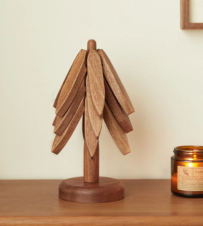 🎉 Hot Sale! 50% KORTING! 🎉 Geïsoleerde Houten Kerstboom Onderzetters – Stylish Bescherming + Leuk Cadeau! - Image 5