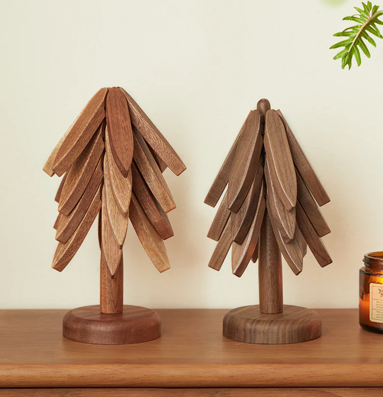 🎉 Hot Sale! 50% KORTING! 🎉 Geïsoleerde Houten Kerstboom Onderzetters – Stylish Bescherming + Leuk Cadeau! - Image 6