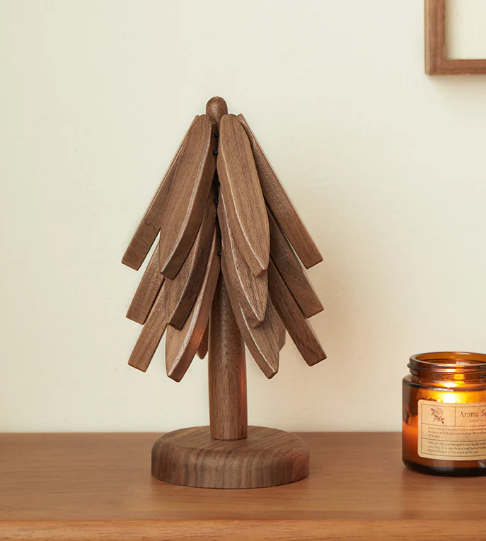 🎉 Hot Sale! 50% KORTING! 🎉 Geïsoleerde Houten Kerstboom Onderzetters – Stylish Bescherming + Leuk Cadeau! - Image 7