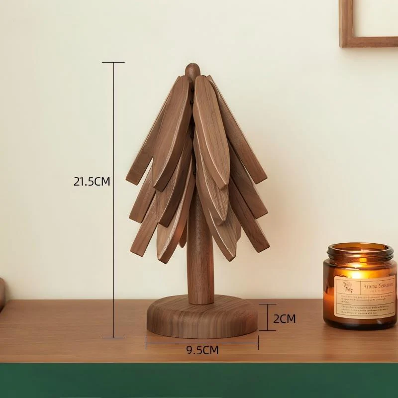 🎉 Hot Sale! 50% KORTING! 🎉 Geïsoleerde Houten Kerstboom Onderzetters – Stylish Bescherming + Leuk Cadeau! - Image 8