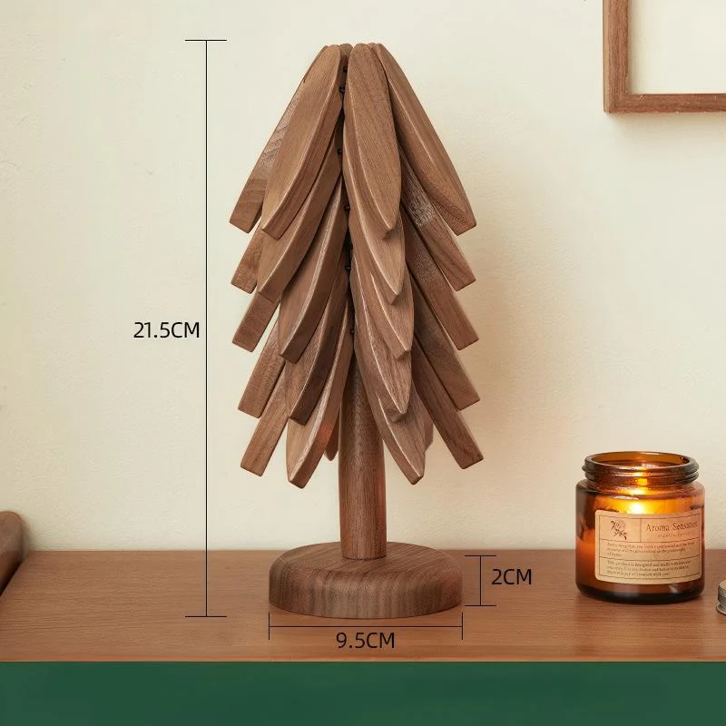 🎉 Hot Sale! 50% KORTING! 🎉 Geïsoleerde Houten Kerstboom Onderzetters – Stylish Bescherming + Leuk Cadeau! - Image 9