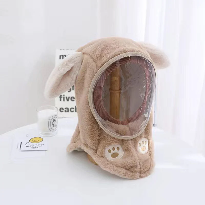 🐻🧣 Kinder Wintermuts met Afneembaar Winddicht Masker – Schattige Beertjesoren, Warm Kunstmatig Konijnenbont & Multifunctioneel Voor Koude Dagen! - Image 11