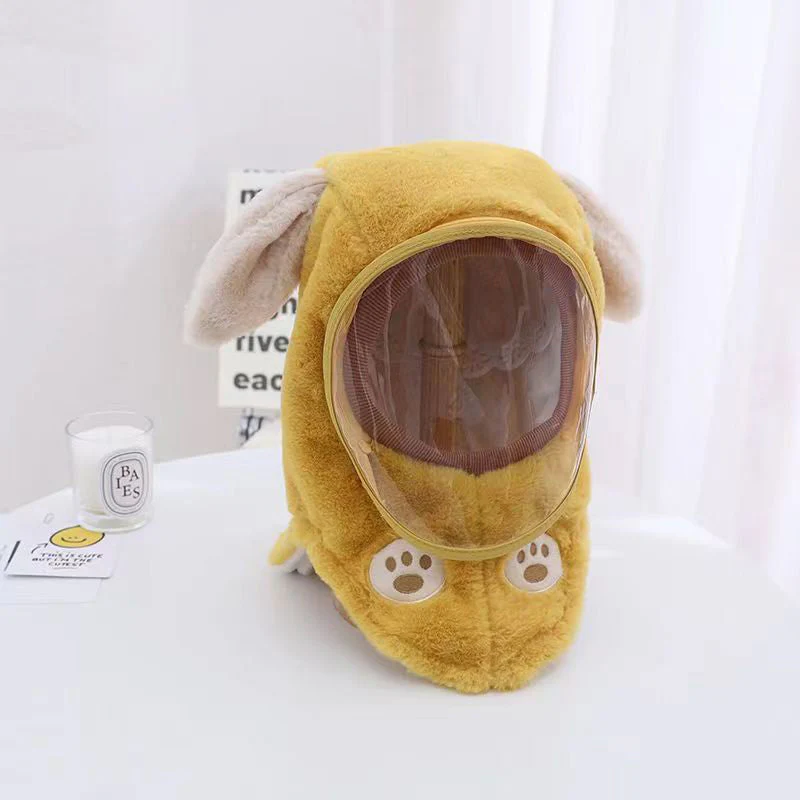 🐻🧣 Kinder Wintermuts met Afneembaar Winddicht Masker – Schattige Beertjesoren, Warm Kunstmatig Konijnenbont & Multifunctioneel Voor Koude Dagen! - Image 13