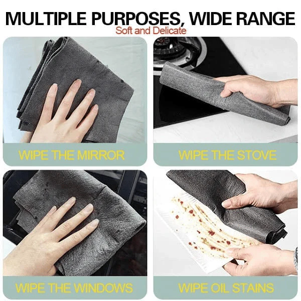 50% KORTING 🔥 Verdikte Magische Reinigingsdoek (Microvezel) – Geen Strepen, Hoog Waterabsorptie & Veelzijdig! - Image 2