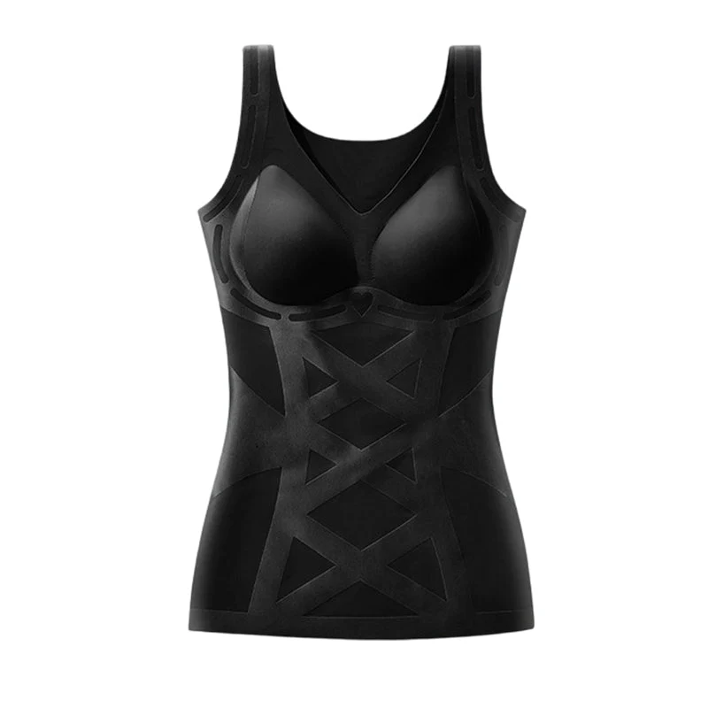 🎉Nieuwjaars Cadeau 50% KORTING!💕Naadloze Corrigerende Camisole met Ingebouwde BH – Vormgevend & Houdingsverbeterend! - Image 10