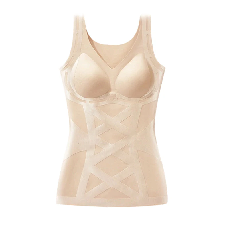 🎉Nieuwjaars Cadeau 50% KORTING!💕Naadloze Corrigerende Camisole met Ingebouwde BH – Vormgevend & Houdingsverbeterend! - Image 9
