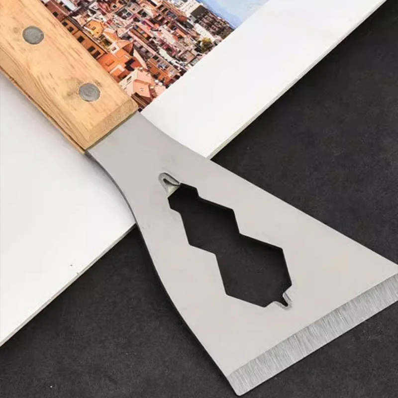 🎄Kerstdeal ALTIJD 50% KORTING!🛠️Alles-in-één Multifunctioneel Plamuurmes (Houten Handvat): Duurzaam & Comfortabel voor Jouw Renovatie - Image 5