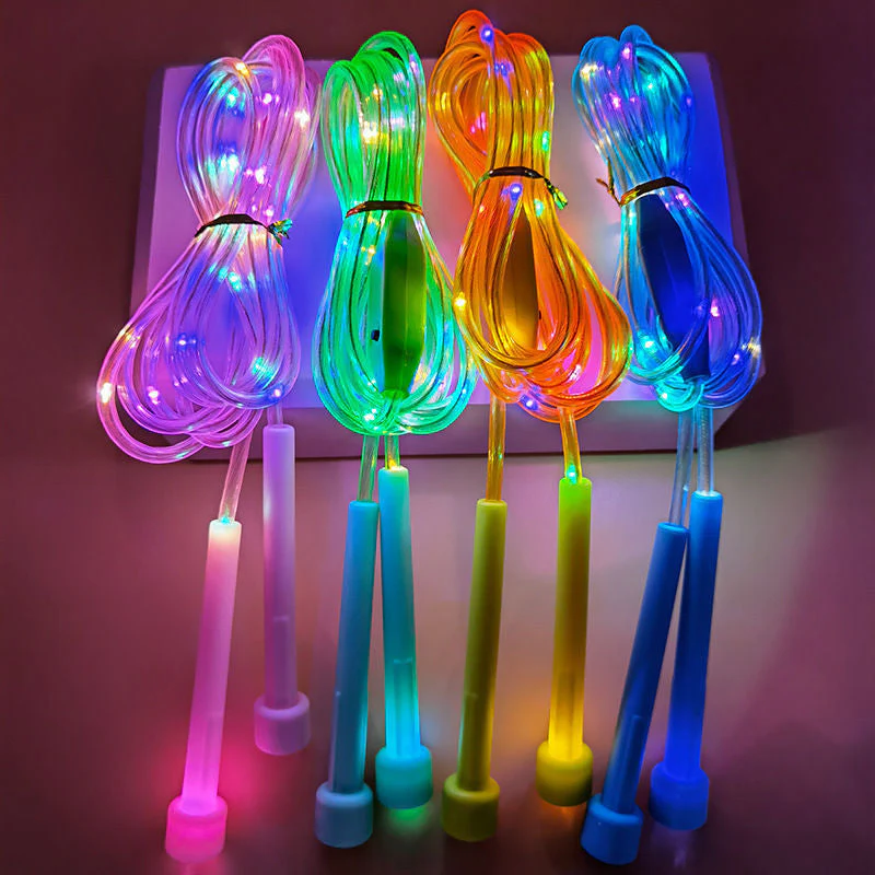 🎉Nieuwjaars Cadeau 50% KORTING!✨LED-verlicht Springtouw voor Kinderen – Dynamische Lichtshow + Verstelbare Lengte: Actief Spel Zelfs in Het Donker! - Image 9