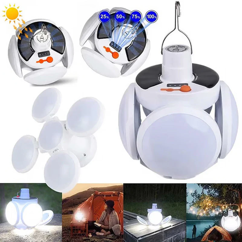 🎉Nieuwjaars Cadeau 50% KORTING!⚽Opvouwbare Zonne-Lamp (Voetbalvorm): Multifunctioneel & Waterdicht – 360° Verlichting Voor Buiten! - Image 3