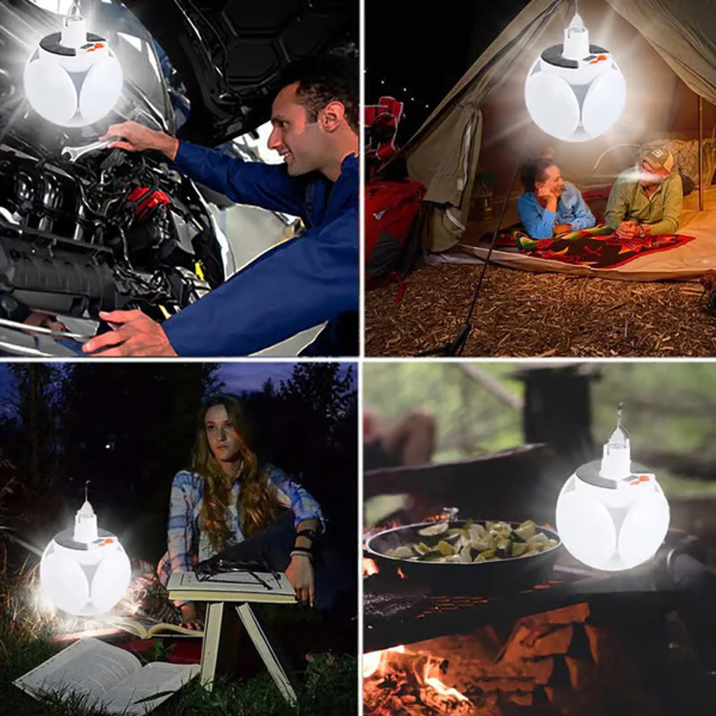 🎉Nieuwjaars Cadeau 50% KORTING!⚽Opvouwbare Zonne-Lamp (Voetbalvorm): Multifunctioneel & Waterdicht – 360° Verlichting Voor Buiten! - Image 6