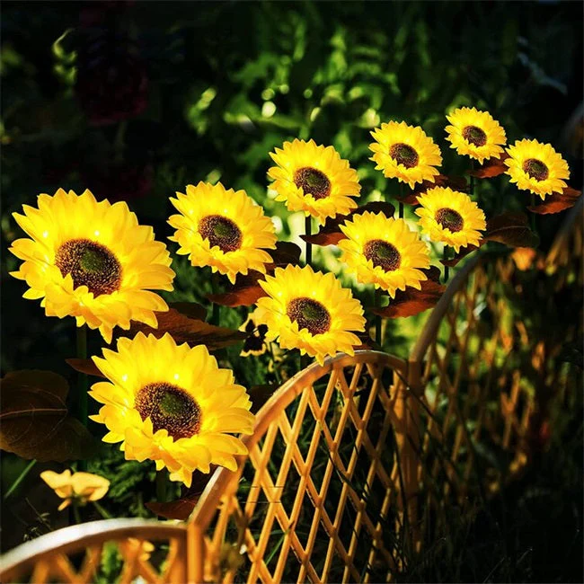 ⏳Tijdelijke aanbieding⏰Zonnebloem Solar Tuinpaal Led-verlichting🌻 - Image 3