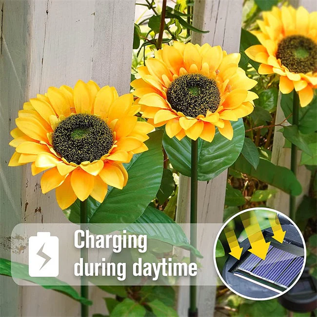 ⏳Tijdelijke aanbieding⏰Zonnebloem Solar Tuinpaal Led-verlichting🌻 - Image 7