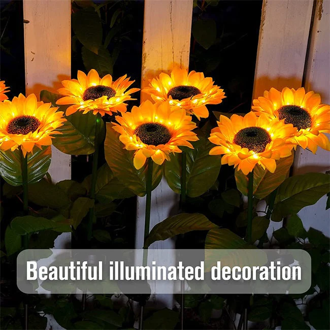 ⏳Tijdelijke aanbieding⏰Zonnebloem Solar Tuinpaal Led-verlichting🌻 - Image 8