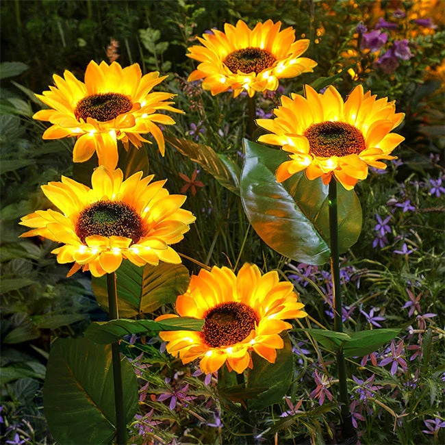 ⏳Tijdelijke aanbieding⏰Zonnebloem Solar Tuinpaal Led-verlichting🌻 - Image 9
