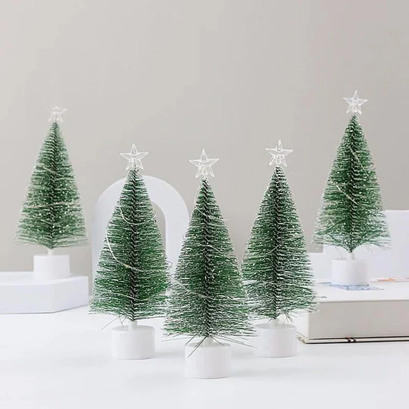 ✨ LED Mini Kerstboom Met Ster – Meerkleurige Lichten, Draadloos & Compact (Direct Kerstsfeer Op Tafel!) - Image 11