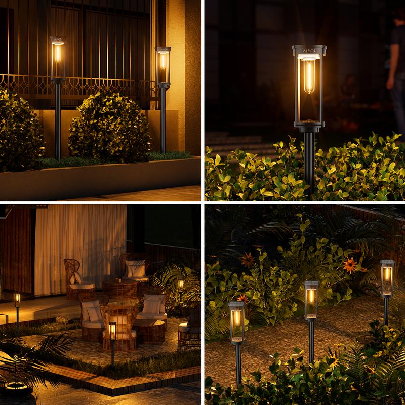 🌞Fris De Lente In Met 50% Korting!🌞 Zonne-Energie Tuinverlichting – Retro Design, 12-14 Uur Verlichting & IP65 Waterdicht - Image 7