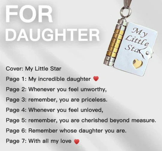 👑✨ My Little Star Boekenhalsband – Voor jou, lieve schat ❤️ - Image 8