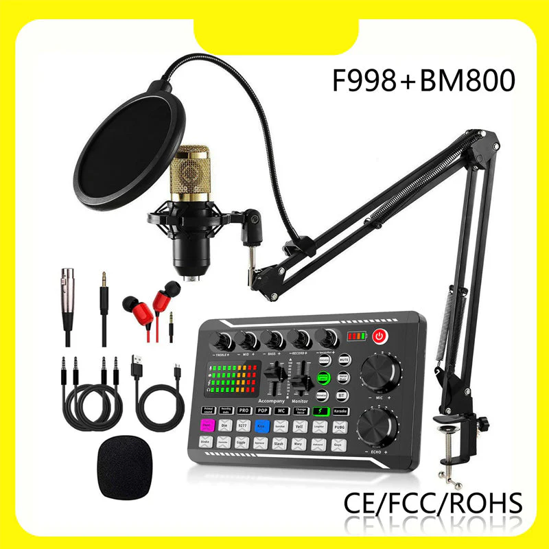 🎉Nieuwjaars Cadeau 50% KORTING!🎙️Live Streaming Audioset (Met Microfoon): Professionele Geluidskwaliteit – Eenvoudig Te Bedienen Voor Streamers! - Image 11