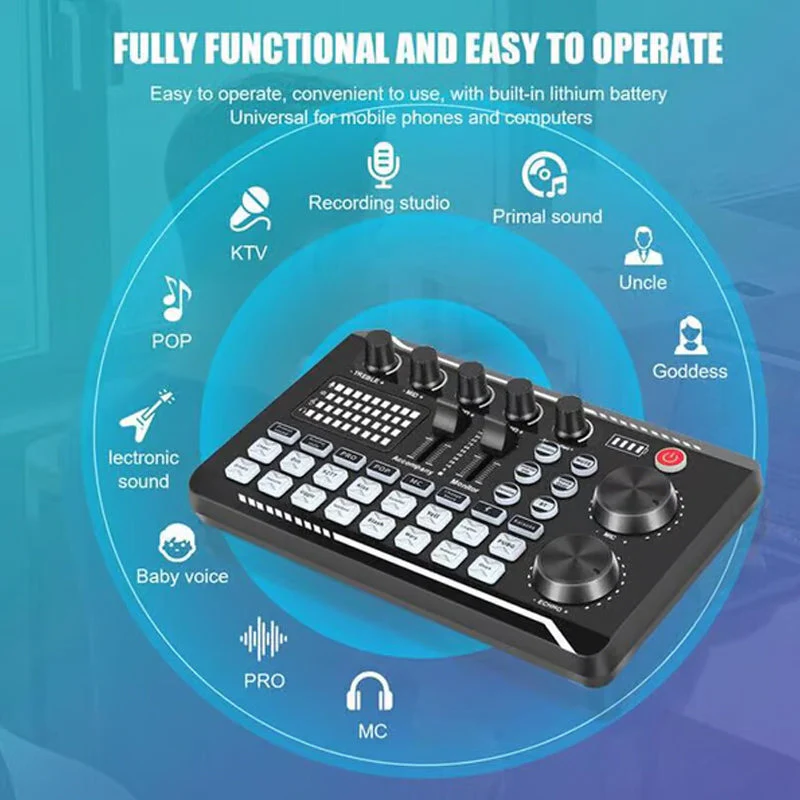 🎉Nieuwjaars Cadeau 50% KORTING!🎙️Live Streaming Audioset (Met Microfoon): Professionele Geluidskwaliteit – Eenvoudig Te Bedienen Voor Streamers! - Image 2