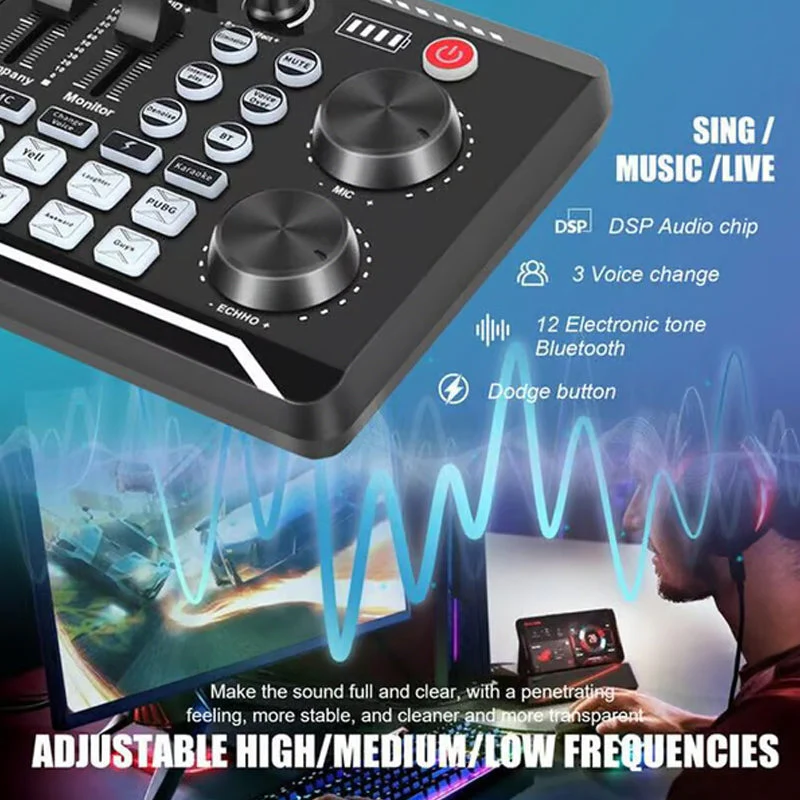 🎉Nieuwjaars Cadeau 50% KORTING!🎙️Live Streaming Audioset (Met Microfoon): Professionele Geluidskwaliteit – Eenvoudig Te Bedienen Voor Streamers! - Image 5