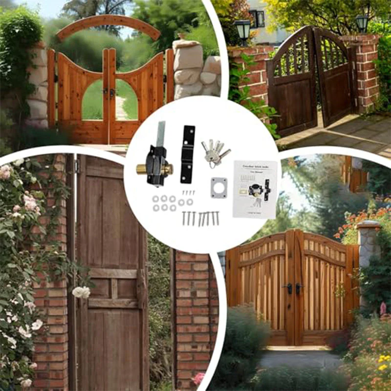 🌞Fris De Lente In Met 50% Korting!🔒 50/70mm Dubbelzijdig Poortslot met Lange Schoot & 5 Sleutels – Robuust IJzeren Slot voor Binnen & Buiten! - Image 5