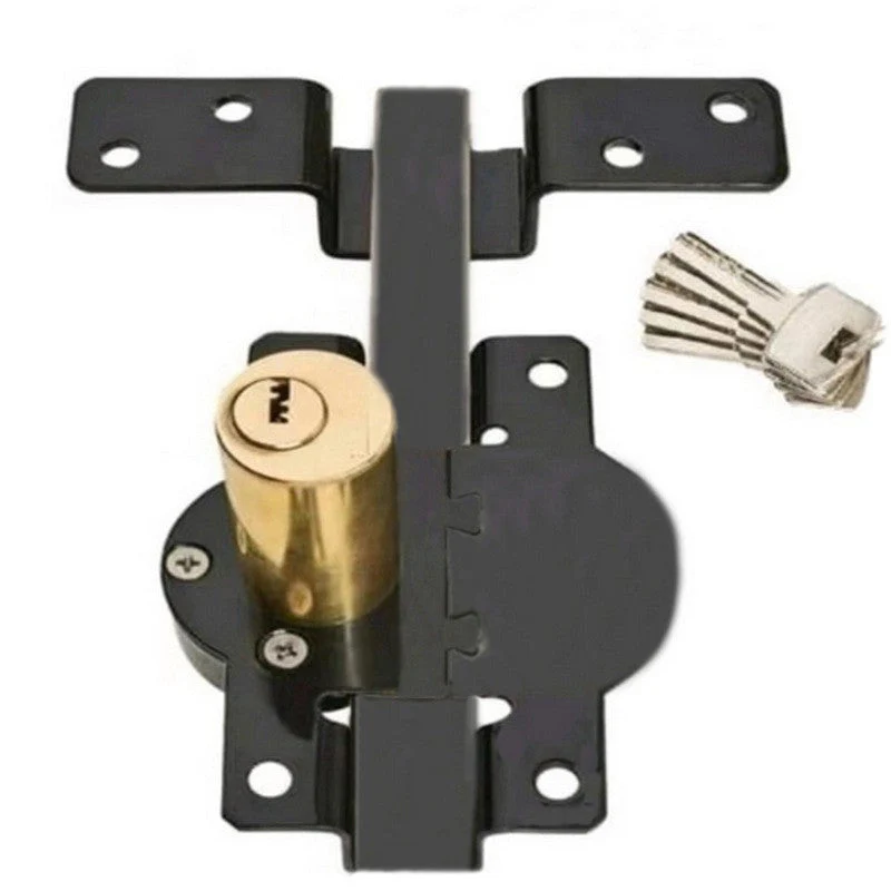 🌞Fris De Lente In Met 50% Korting!🔒 50/70mm Dubbelzijdig Poortslot met Lange Schoot & 5 Sleutels – Robuust IJzeren Slot voor Binnen & Buiten! - Image 9