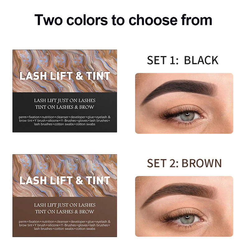 ✨ 2-in-1 Wimperlift & Kleurkit – Langdurig Resultaat (6-8 Weken), Salonkwaliteit & Veilige Formule (Thuis Gemakkelijk Gebruiken!) - Image 6