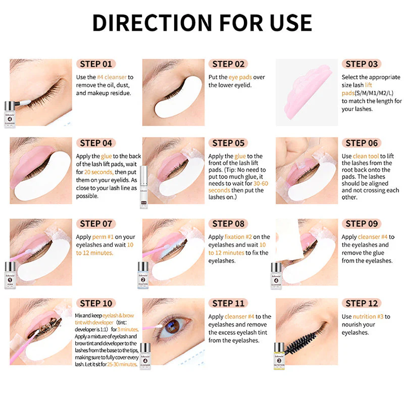 ✨ 2-in-1 Wimperlift & Kleurkit – Langdurig Resultaat (6-8 Weken), Salonkwaliteit & Veilige Formule (Thuis Gemakkelijk Gebruiken!) - Image 8