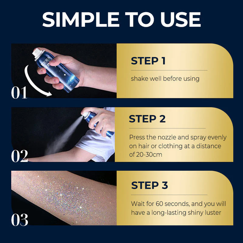 🔥Langdurige glanzende bodyglitter spray - Image 6