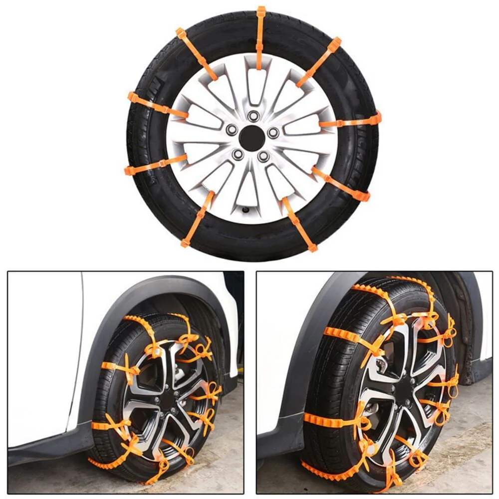🔥 Winter Auto Antislipkettingen – Super Slijtvast, Eenvoudig Installeren & Universeel (Veilig Rijden in Sneeuw & Ijs!) - Image 14