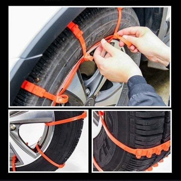 🔥 Winter Auto Antislipkettingen – Super Slijtvast, Eenvoudig Installeren & Universeel (Veilig Rijden in Sneeuw & Ijs!) - Image 6