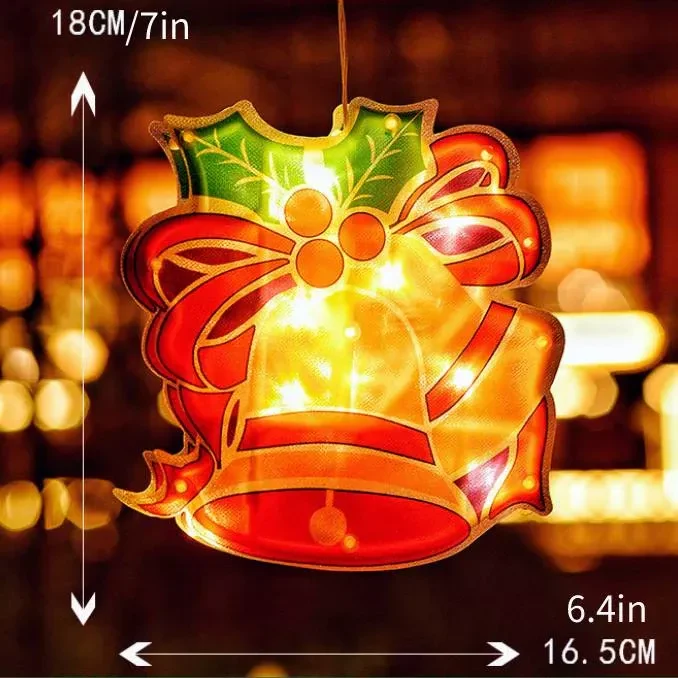 🎄Kerstdeal ALTIJD 25% KORTING✨🎄Kerstvenster-Hanglichten – Meerdere Kerstmotieven, Warme Sfeer Creatie & Meervoudige Toepassingen(Perfect voor Kerstdecoratie!) - Image 15