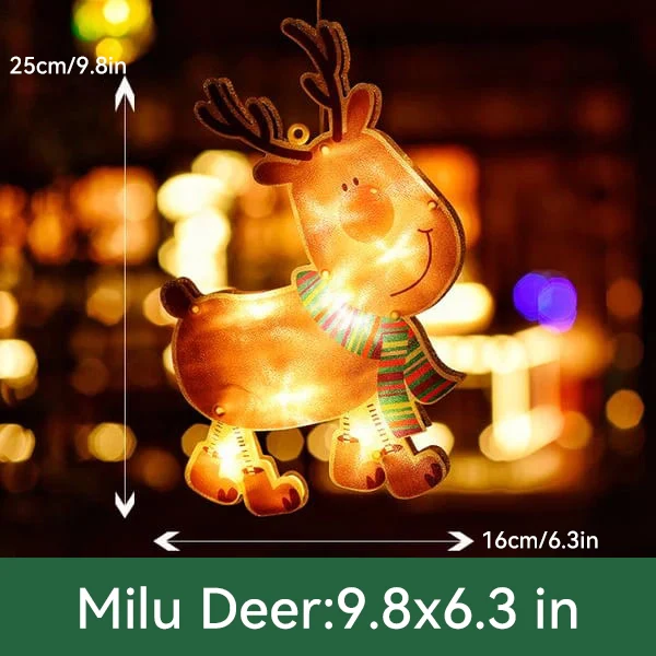 🎄Kerstdeal ALTIJD 25% KORTING✨🎄Kerstvenster-Hanglichten – Meerdere Kerstmotieven, Warme Sfeer Creatie & Meervoudige Toepassingen(Perfect voor Kerstdecoratie!) - Image 16