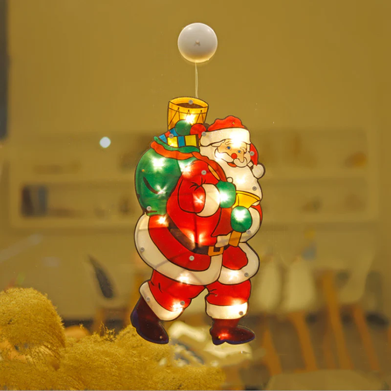 🎄Kerstdeal ALTIJD 25% KORTING✨🎄Kerstvenster-Hanglichten – Meerdere Kerstmotieven, Warme Sfeer Creatie & Meervoudige Toepassingen(Perfect voor Kerstdecoratie!) - Image 23