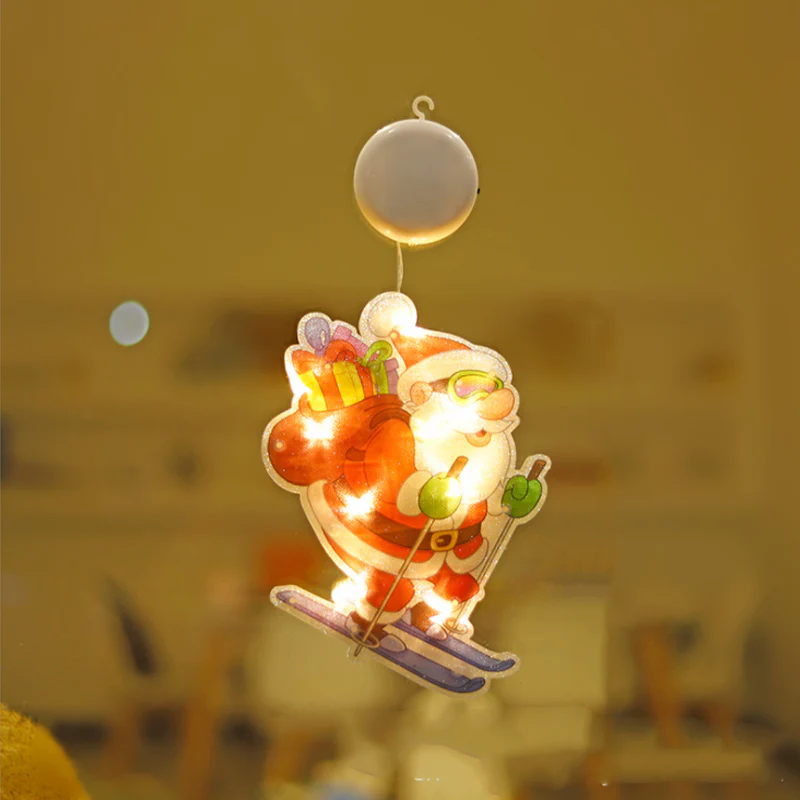 🎄Kerstdeal ALTIJD 25% KORTING✨🎄Kerstvenster-Hanglichten – Meerdere Kerstmotieven, Warme Sfeer Creatie & Meervoudige Toepassingen(Perfect voor Kerstdecoratie!) - Image 25