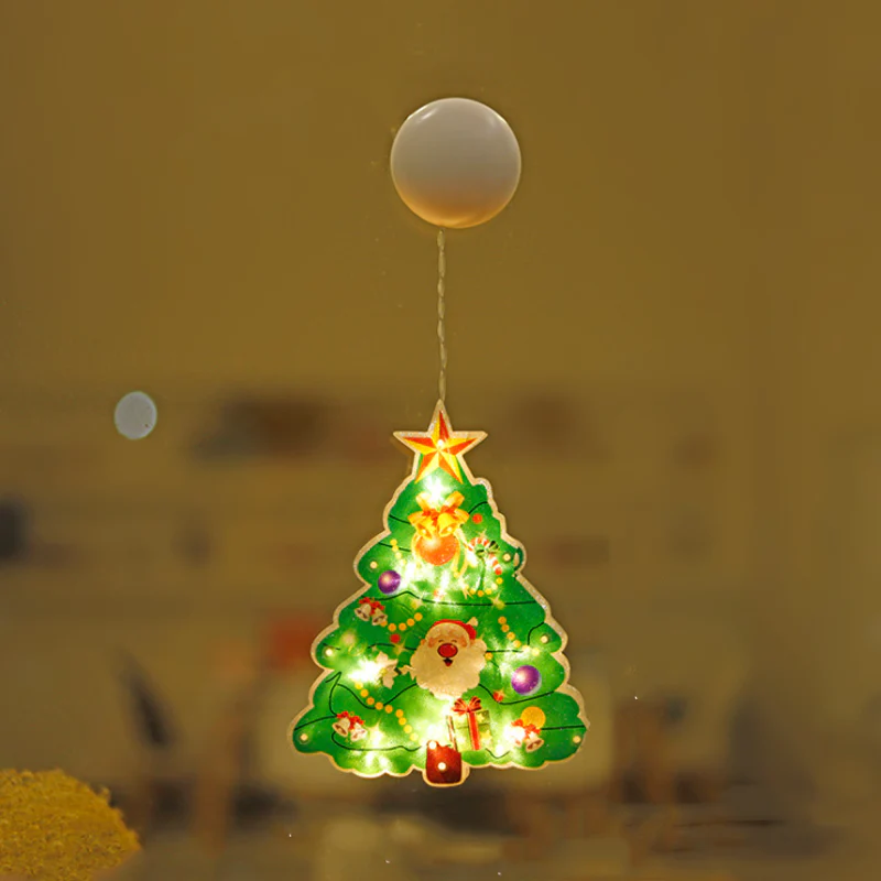 🎄Kerstdeal ALTIJD 25% KORTING✨🎄Kerstvenster-Hanglichten – Meerdere Kerstmotieven, Warme Sfeer Creatie & Meervoudige Toepassingen(Perfect voor Kerstdecoratie!) - Image 26