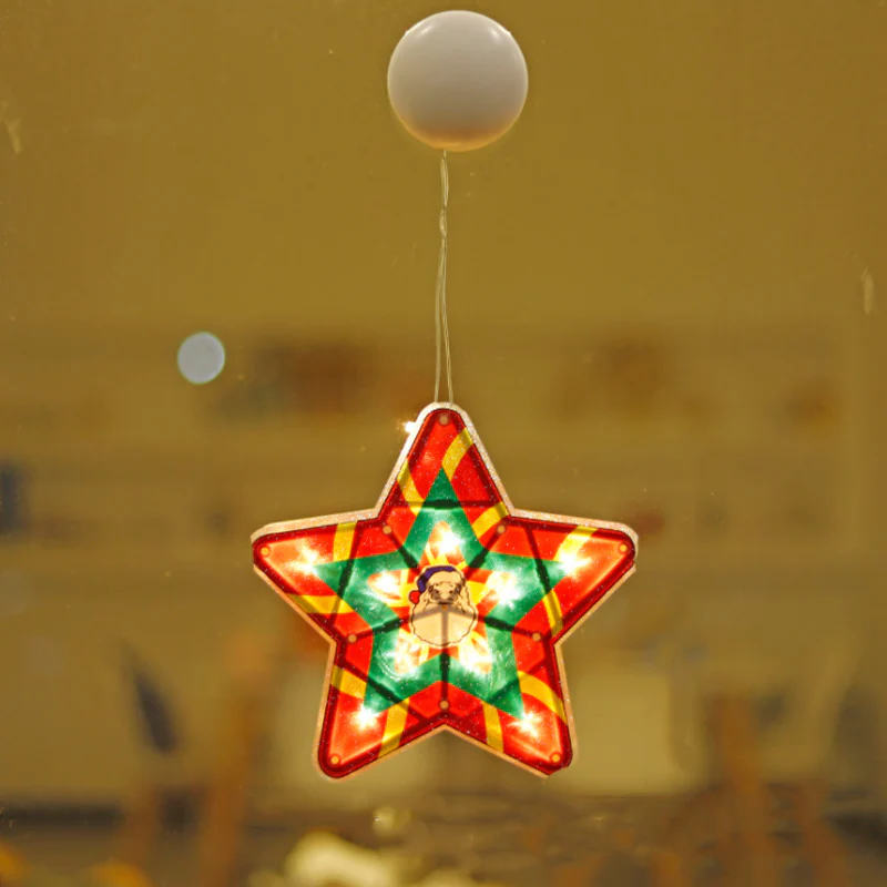 🎄Kerstdeal ALTIJD 25% KORTING✨🎄Kerstvenster-Hanglichten – Meerdere Kerstmotieven, Warme Sfeer Creatie & Meervoudige Toepassingen(Perfect voor Kerstdecoratie!) - Image 28